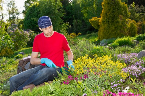 Invoice and bank transfer example for gardening services